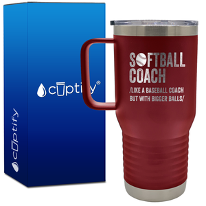 Softball Coach 20oz Coach Travel Mug