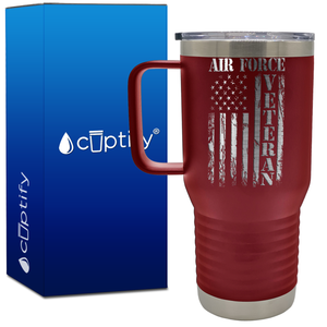 Air Force Veteran 20oz Travel Mug