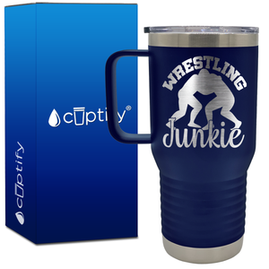 Wrestling Junkie 20oz Wrestling Travel Mug