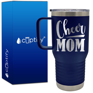 Cheer Mom 20oz Cheer Travel Mug