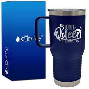 Swim Queen 20oz Swimming Travel Mug