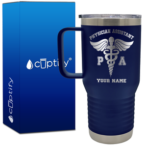 Personalized PA Physician Assistant 20oz Medical Travel Mug