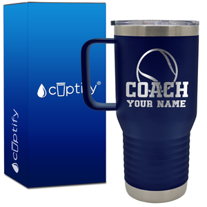 Tennis Coach 20oz Tennis Travel Mug