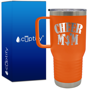 Cheer Mom Cheerleader 20oz Cheer Travel Mug