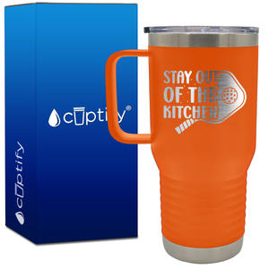 Pickleball Stay Out of the Kitchen 20oz Pickleball Travel Mug