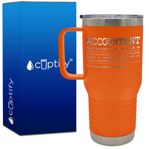 Accountant Noun Definition 20oz Accountant Travel Mug