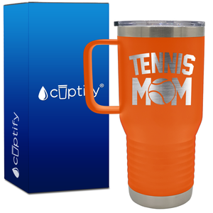 Tennis Mom 20oz Tennis Travel Mug