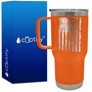 Distressed CMA Flag 20oz CMA Travel Mug