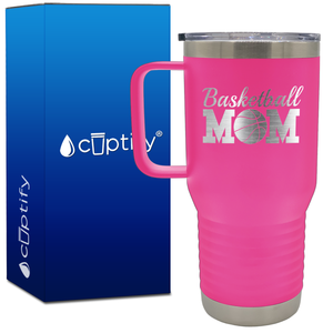 Basketball Mom 20oz Mom Travel Mug