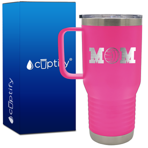 Volleyball Mom 20oz Mom Travel Mug