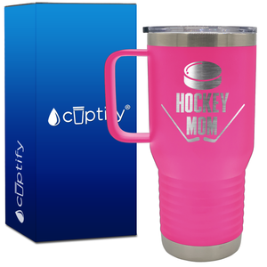 Hockey Mom 20oz Hockey Travel Mug