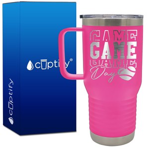 Game Game Game Day Football 20oz Football Travel Mug