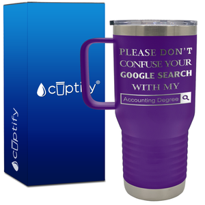 Google Search Accounting Degree 20oz Accountant Travel Mug