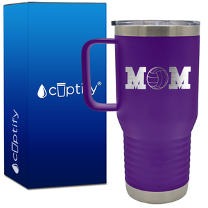 Volleyball Mom 20oz Mom Travel Mug