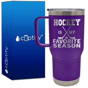 Hockey is My Favorite Person 20oz Hockey Travel Mug