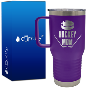 Hockey Mom 20oz Hockey Travel Mug