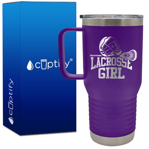 Lacrosse Girl 20oz Lacrosse Travel Mug