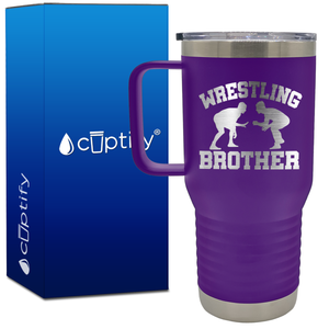 Wrestling Brother 20oz Wrestling Travel Mug