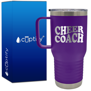 Cheer Coach Groovy 20oz Cheer Travel Mug