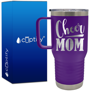 Cheer Mom 20oz Cheer Travel Mug