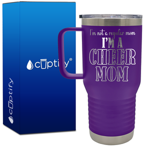 I'm Not a Regular Mom I'm a Cheer Mom 20oz Cheer Travel Mug