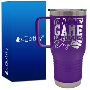 Game Game Game Day Football 20oz Football Travel Mug