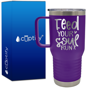 Feed Your Soul Run 20oz Running Travel Mug