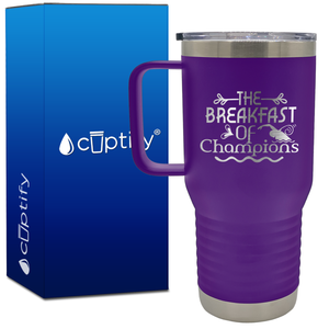 The Breakfast of Champions 20oz Swimming Travel Mug