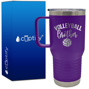 Volleyball Brother 20oz Volleyball Travel Mug