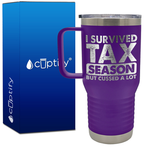 I Survived Tax Season 20oz Accountant Travel Mug