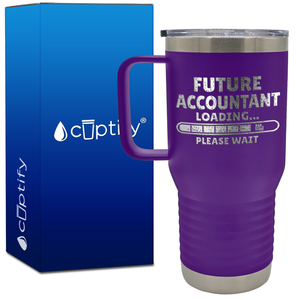 Future Accountant Loading 20oz Accountant Travel Mug