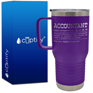 Accountant Noun Definition 20oz Accountant Travel Mug