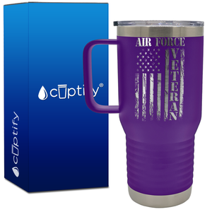 Air Force Veteran 20oz Travel Mug