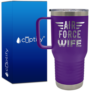 Air Force Wife 20oz Travel Mug