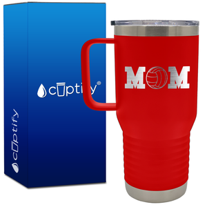 Volleyball Mom 20oz Mom Travel Mug