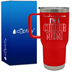 I'm Not a Regular Mom I'm a Cheer Mom 20oz Cheer Travel Mug