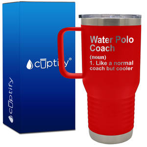 Water Polo Coach Definition 20oz Coach Travel Mug