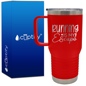 Running is my Escape 20oz Running Travel Mug