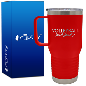 Volleyball Mama 20oz Volleyball Travel Mug