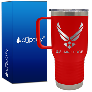 Personalized US Air Force 20oz Travel Mug