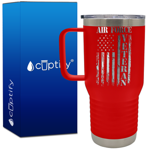 Air Force Veteran 20oz Travel Mug