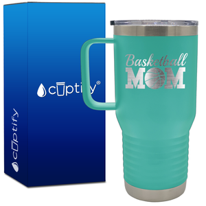 Basketball Mom 20oz Mom Travel Mug