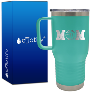 Volleyball Mom 20oz Mom Travel Mug