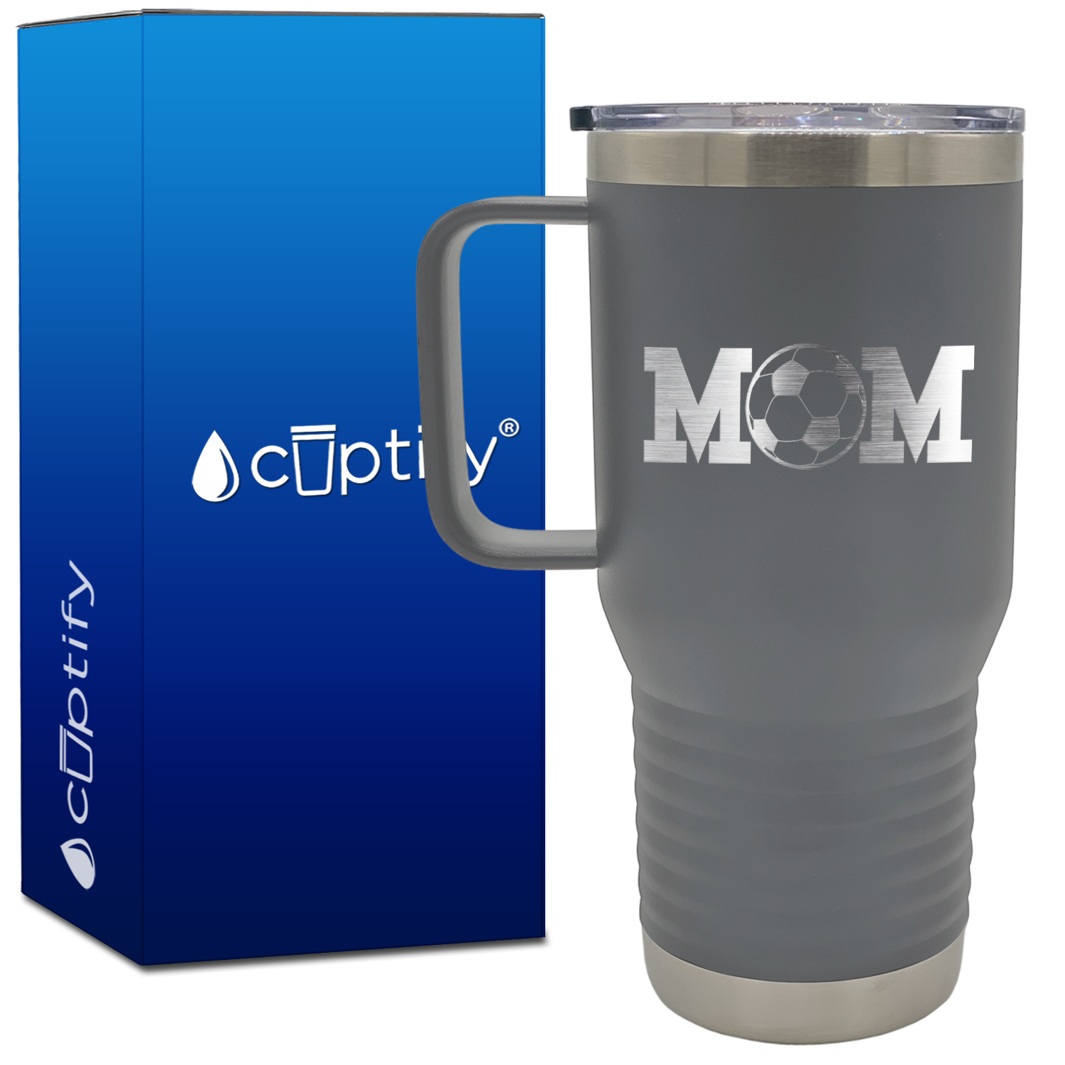 Soccer Mom 20oz Mom Travel Mug