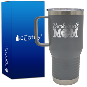 Basketball Mom 20oz Mom Travel Mug