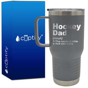 Hockey Dad Definition 20oz Hockey Travel Mug