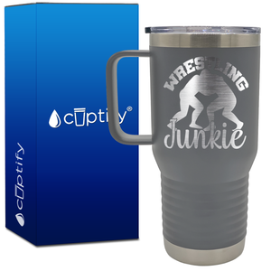 Wrestling Junkie 20oz Wrestling Travel Mug