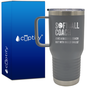 Softball Coach 20oz Coach Travel Mug