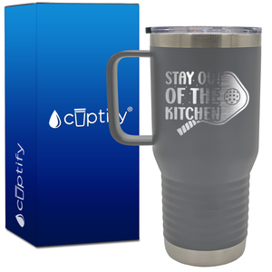 Pickleball Stay Out of the Kitchen 20oz Pickleball Travel Mug