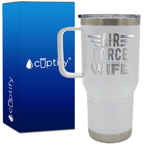 Air Force Wife 20oz Travel Mug